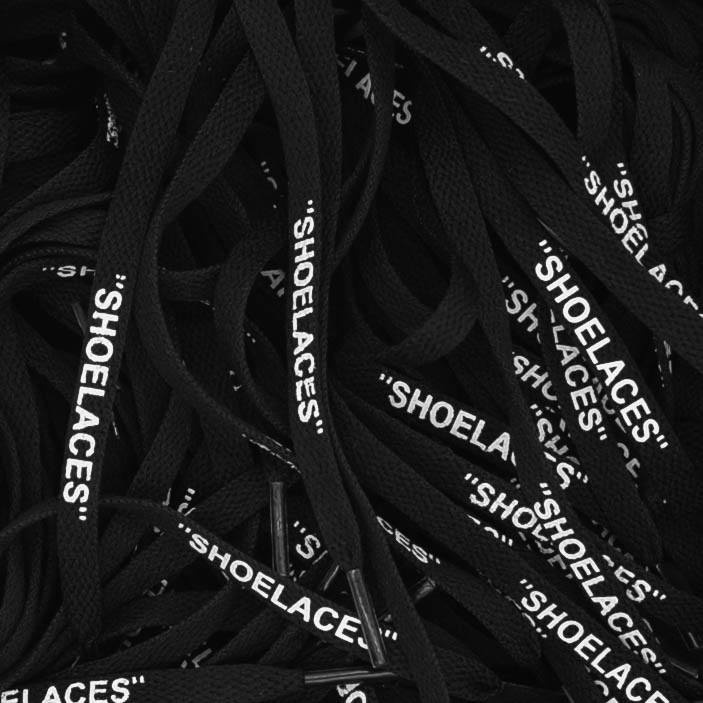 Slickies off white on sale laces